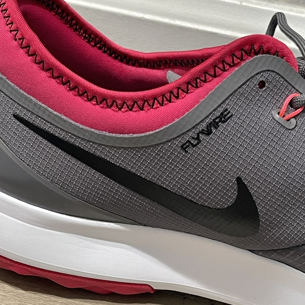 Nike Golf Shoes Womens Size 10 FI Impact 3 Gray Pink Gunsmoke Waterproof AH6959 - Picture 3 of 11